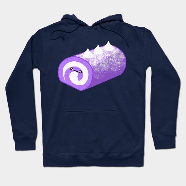 Ube Cake Roll Hoodie by jofudachi